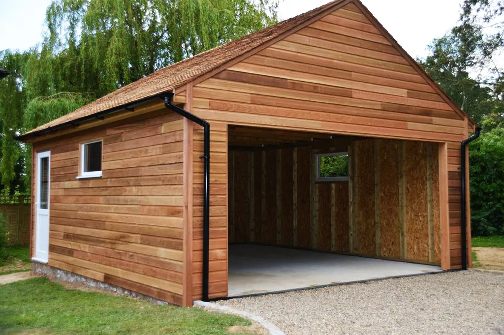 как построить деревянный гараж