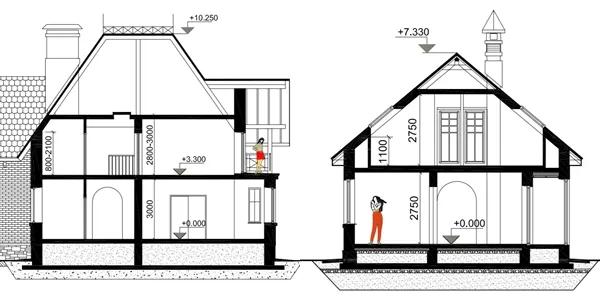 Проекты домов с мансардой до 120 кв м