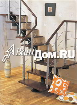 Фото 39 Балясины из металла лестница в стиле High-tech