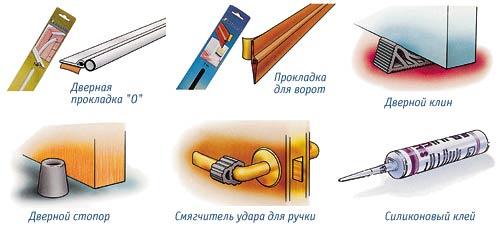 ПВХ и резиновые уплотнители для деревянных окон и дверей.