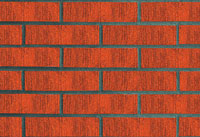 Кирпич лицевой с рельефной поверхностью 'Тростник', красный (завод 'Керамика')