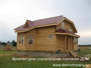 Строительство домов из профилированного бруса в Подмосковье