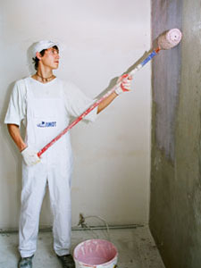 Декоративная покраска стен своими руками: губкой, краской, штукатуркой, видео-инструкция, фото и цена