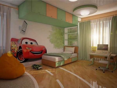 Дизайн детской комнаты для мальчика: расстановка мебели, стены, освещение + фото