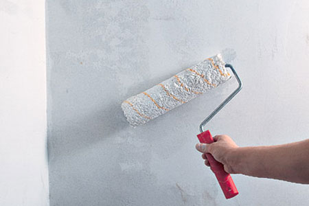 Краска с песком для стен: инструкция по нанесению своими руками, видео и фото