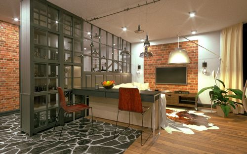 Стиль лофт в интерьере квартиры, комнаты, дизайне кухни
