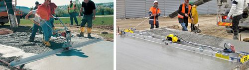 Виброрейка для укладки бетона: принцип работы, сборка своими руками, цена