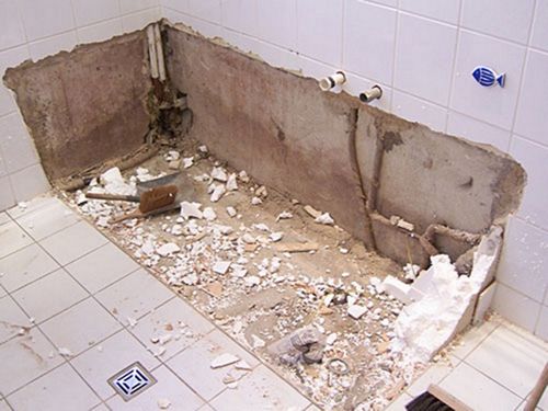 Алгоритм работ по демонтажу ванны: шаг за шагом