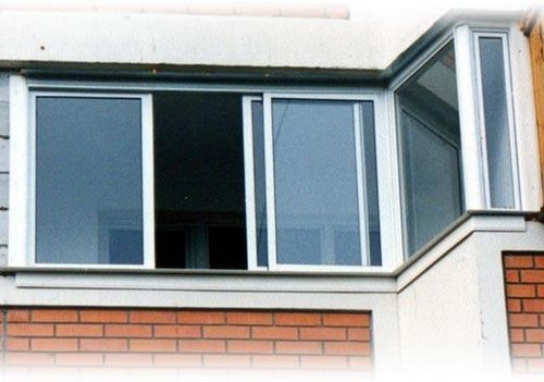 Алюминиевые окна на лоджию - стандартные и раздвижные варианты