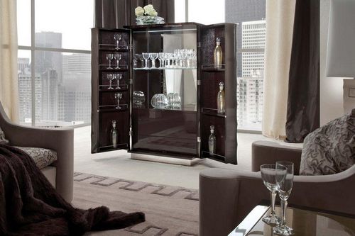 Барные стойки в интерьере гостиной вместо перегородки: шкаф и фото в современном стиле, зал с баром, зоны