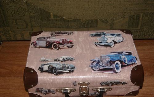 Декупаж чемодана: мастер-класс с салфетками своими руками, старый стиль винтаж, фото и прованс, ретро и шебби-шик