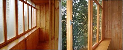 Деревянное остекление балконов: остекление лоджий деревянными рамами