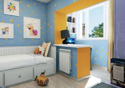 Детская комната с балконом: вариации планировки