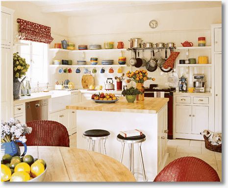 Дизайн интерьера кухни-столовой, фото 