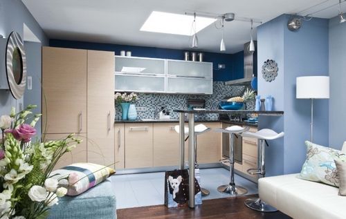 Дизайн кухни-гостиной площадью 19-20 кв. м (73 фото): планировка совмещенных помещений