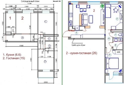 Дизайн кухни с двумя окнами: варианты планировки