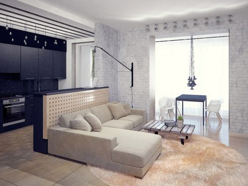Как обустроить маленькую квартиру-студию – фото, советы по дизайну