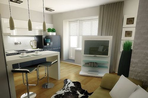 Как обустроить маленькую квартиру-студию – фото, советы по дизайну