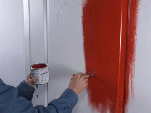 Как покрасить дверь