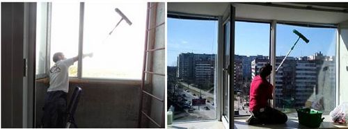 Как помыть окна на балконе снаружи на высоком этаже: вымыть окна на лоджии со стороны улицы