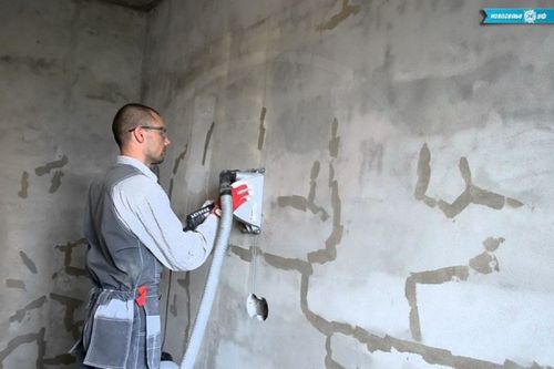 Как штробить бетонную стену под проводку своими руками + видео