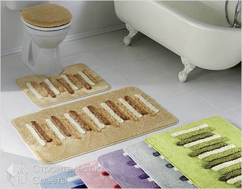 Как выбрать коврик для ванной - выбираем коврик