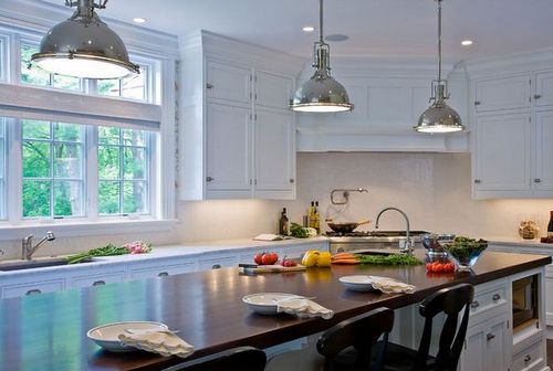 Как выбрать светильники для рабочего стола на кухне + фото