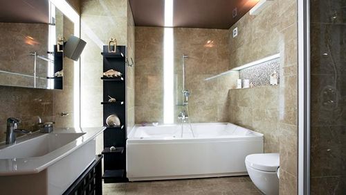 Какие потолки лучше для ванной комнаты 