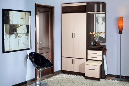 Мебель для маленькой прихожей: фото коридора малогабаритного, мини-квартира небольшая, дизайн модулей реальных