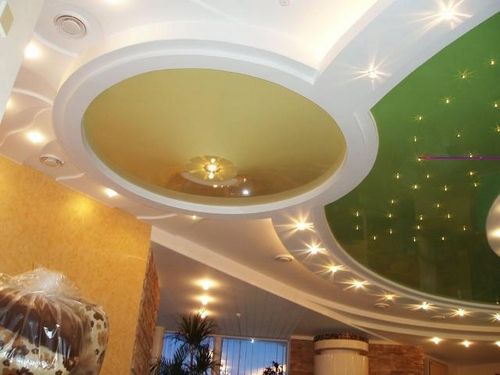 Натяжные потолки фото освещение: для гостиной и детской комнаты, глянцевого варианты, виды точечного, видео