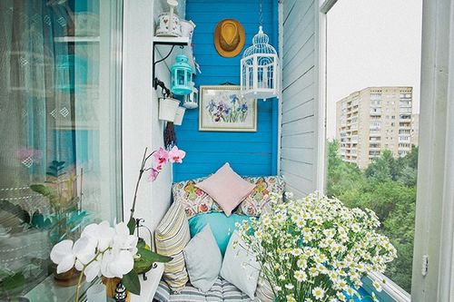 Основные стили и цвета в интерьере балкона и лоджии: 19 фото