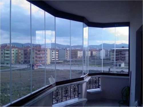 Панорамное окно на балкон + фото