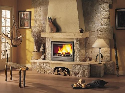 Печь-камин для дома: дачи дровяные, фото современные, высокий КПД и отличие от печки, отопление и разница