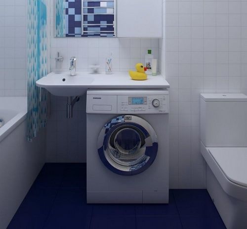 Раковина над стиральной машиной: фото умывальника в ванной, установка в комнате стиралки, мойку как поставить