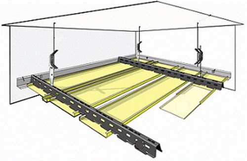 Реечный потолок Cesal - преимущества и недостатки, инструкция и видео монтажа