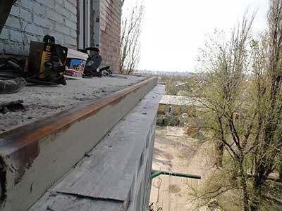 Ремонт балконной плиты (фото и видео)