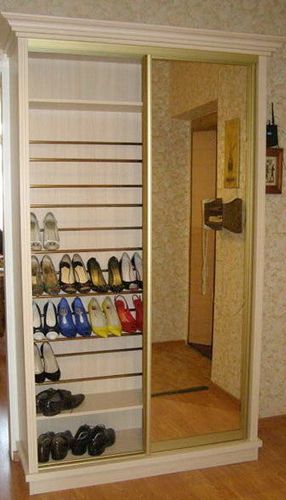 Шкаф для обуви в прихожую: 15 фото идей