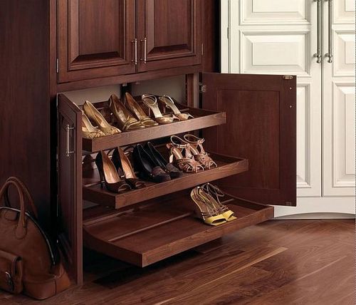 Шкаф для обуви в прихожую: 15 фото идей