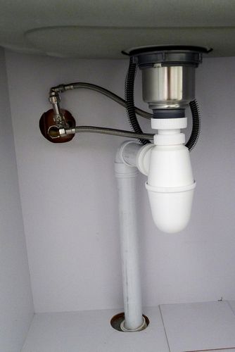 Сифон для раковины на кухню: двойное устройство слива с большой горловиной для кухонных моек