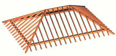Стропильная система вальмовой крыши: схема устройства, расчет, фото