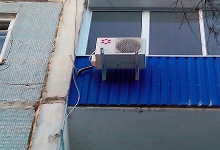 Установка кондиционера на балконе: как установить на лоджии, монтаж по правилам, видео