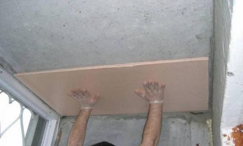 Утепление потолка пенопластом своими руками