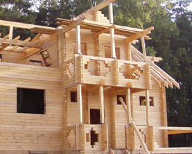 Строительство брусчатого дома