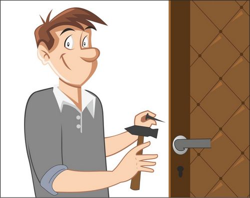 Как обить дверь своими руками - инструкция!