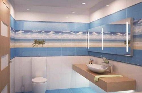 Отделка ванной комнаты плиткой: фото-варианты, технология 