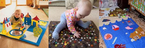 Развивающий коврик для детей своими руками от 0 до 3 лет