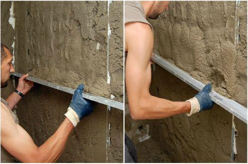 Штукатурка кирпичной стены цементно песчаным раствором: чем лучше штукатурить, технология, видео-инструкция по монтажу своими руками, фото и цена