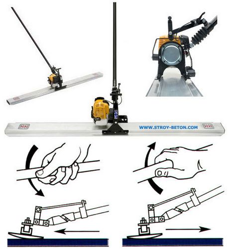 Виброрейка для укладки бетона: принцип работы, сборка своими руками, цена