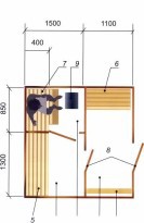 Баня 4 на 4 планировка внутри - подробная информация!