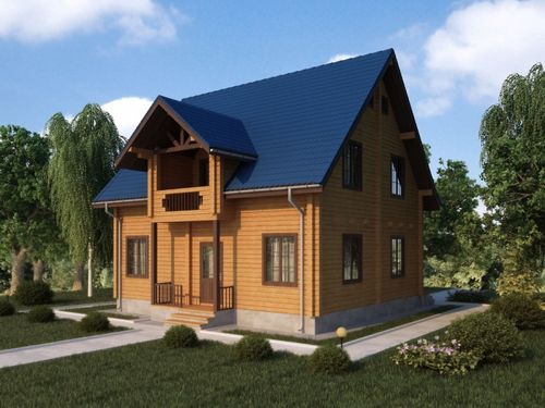 Дома из клееного бруса 150 кв м